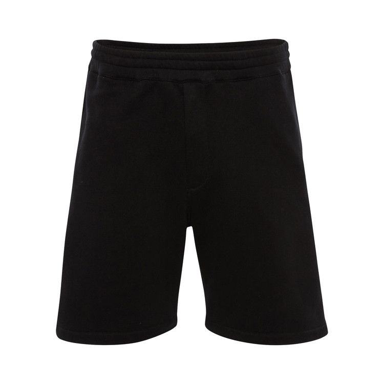 Alexander McQueen Selvedge Logo Tape Detail Shorts 'Black'