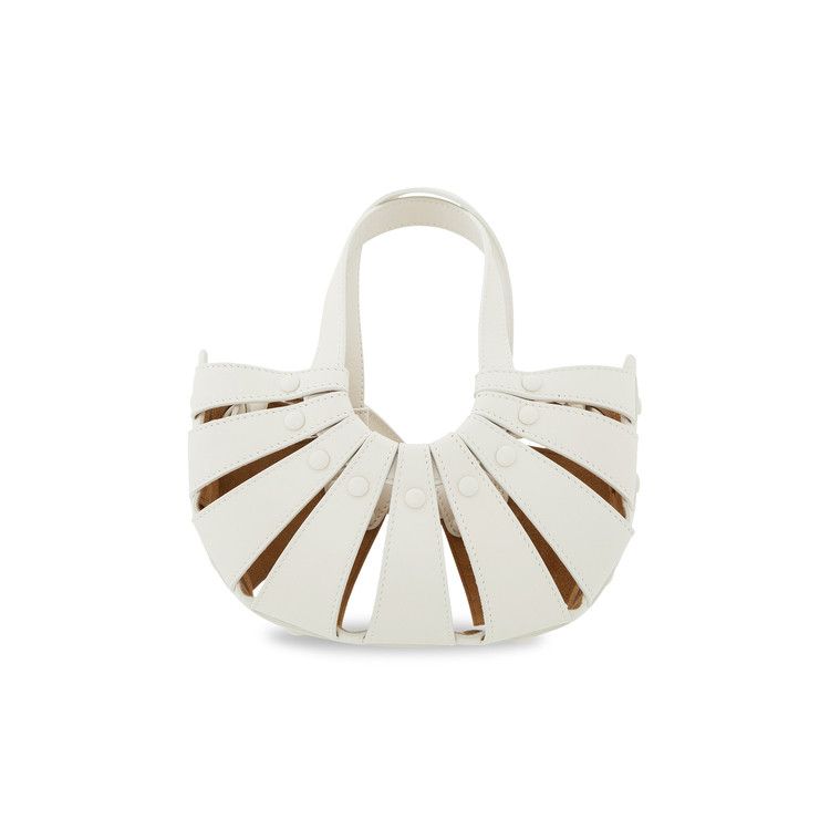 Bottega Veneta The Shell Bag 'White/Frost/Gold'