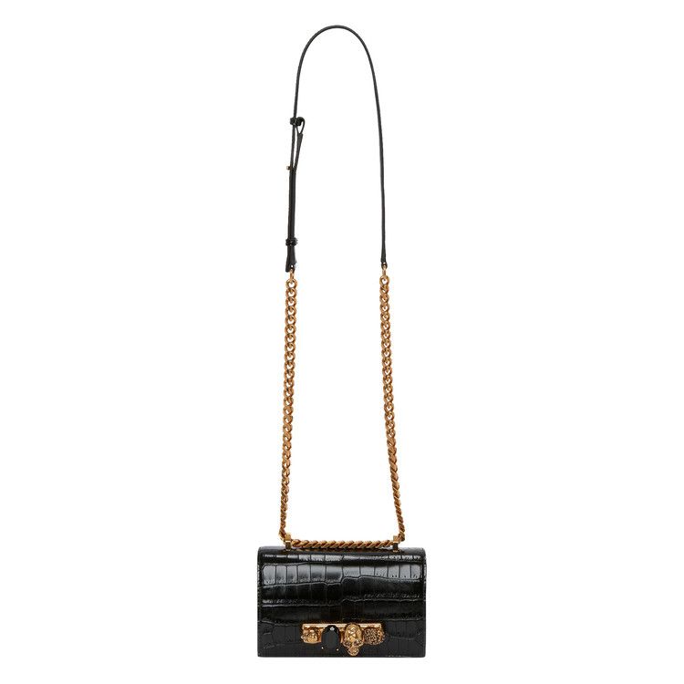 Alexander McQueen Mini Jewelled Satchel 'Black'