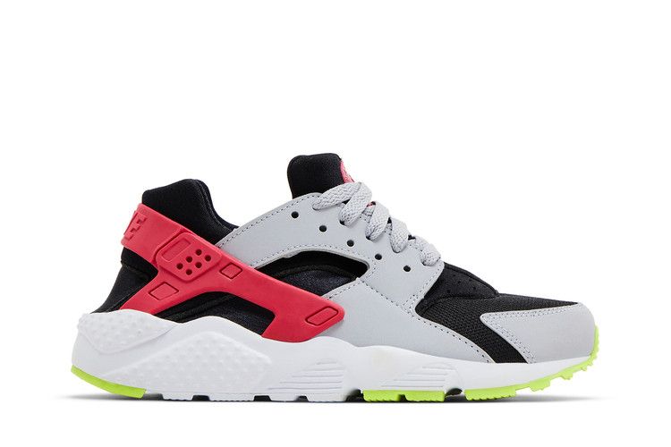 Nike Huarache Run GS 'Black Rush Pink Grey'