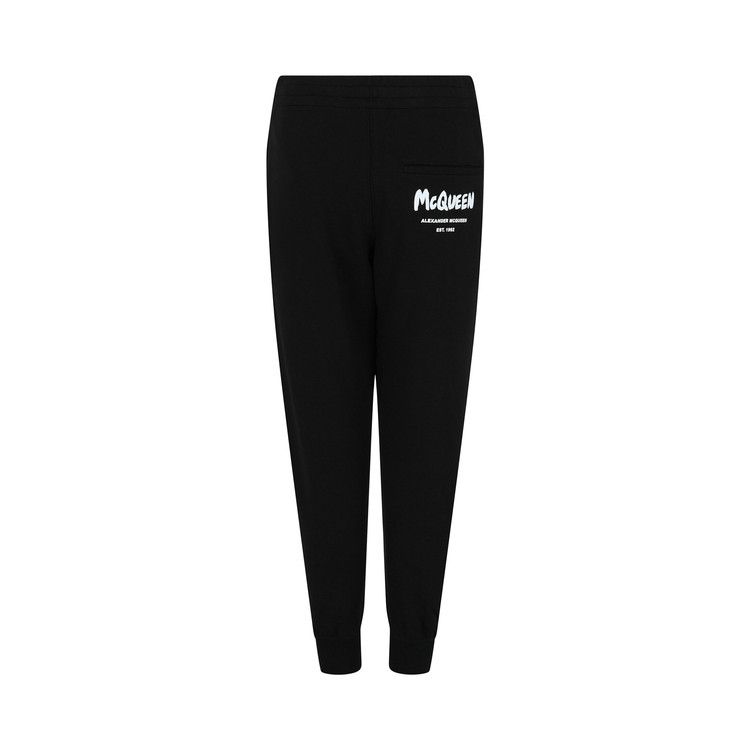 Alexander McQueen Graffiti Logo Joggers 'Black/White'