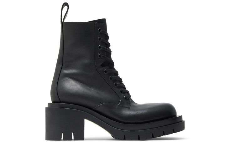 Bottega Veneta Wmns Lug Lace-Up Boot 'Black'