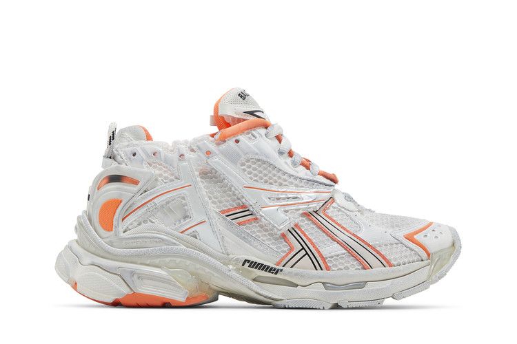 Balenciaga Wmns Runner Sneaker 'White Fluo Orange'