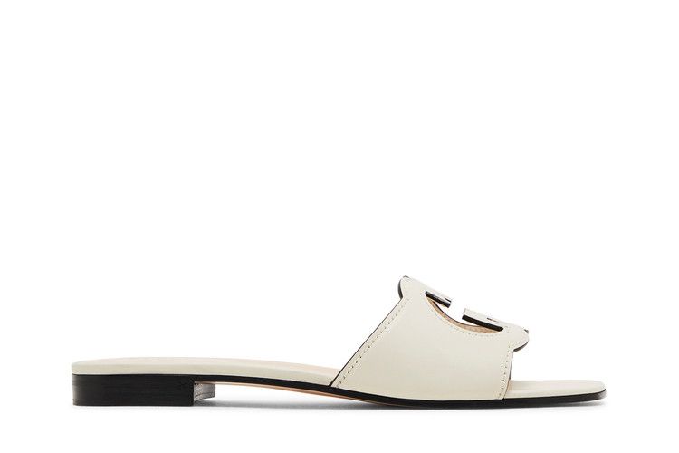 Gucci Wmns Interlocking G Cut-Out Slide Sandal 'Mystic White'