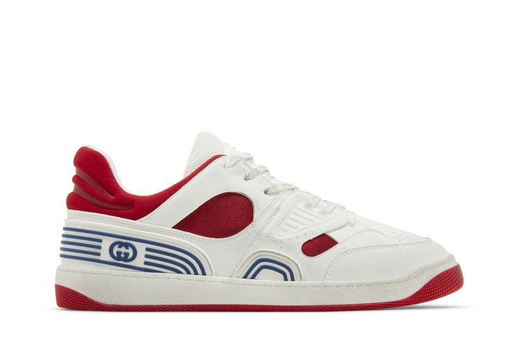 Gucci Basket Low 'White Demetra Red'