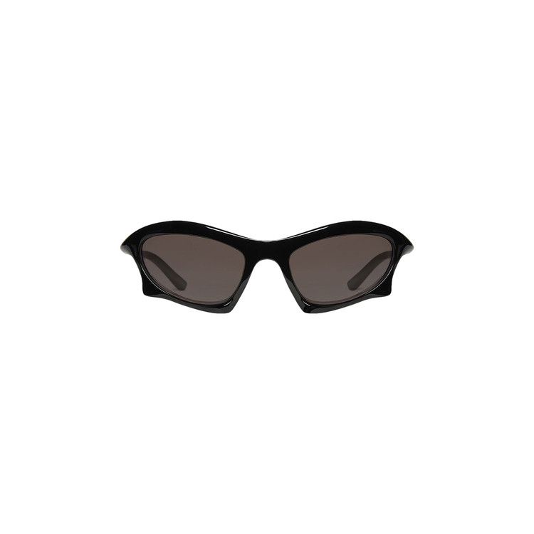 Balenciaga Bat Rectangle Sunglasses 'Black/Grey'