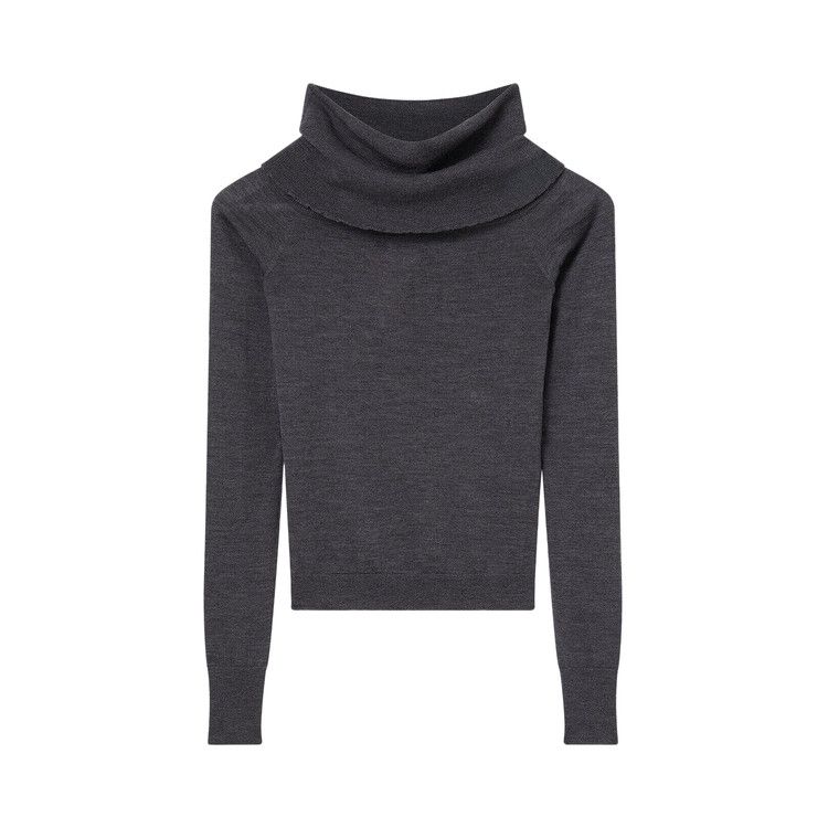 Stella McCartney Light Wool Jumper 'Dark Grey Melange'