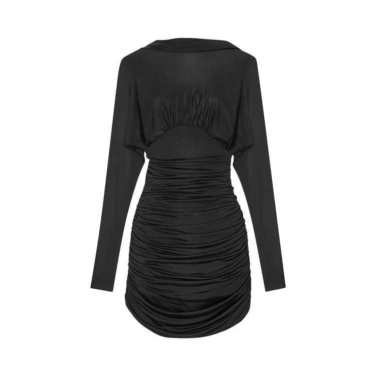 Saint Laurent Cowl Back Dress 'Black'