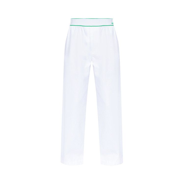 Bottega Veneta Elastic Cotton Twill Trouser 'White'