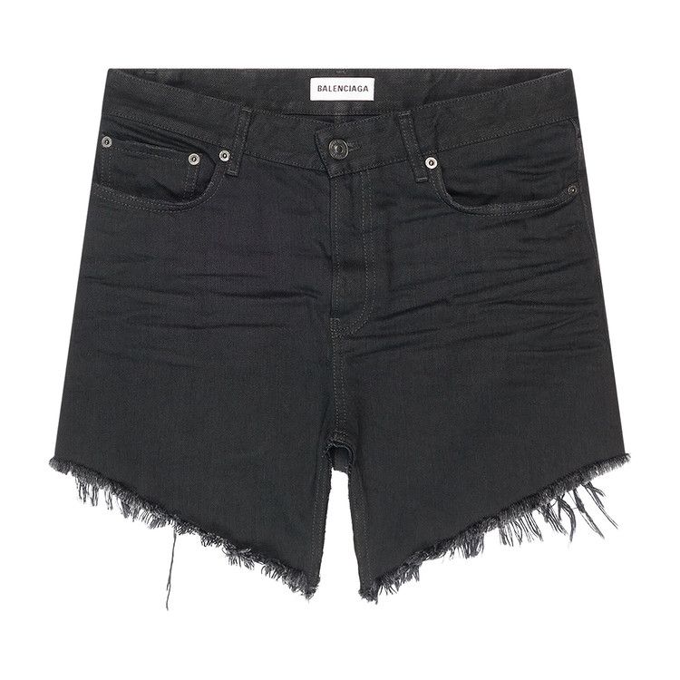 Balenciaga Cut-Up Mini Skirt 'Rubber Black'
