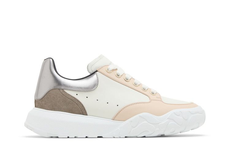 Alexander McQueen Court Trainer 'White Silver'
