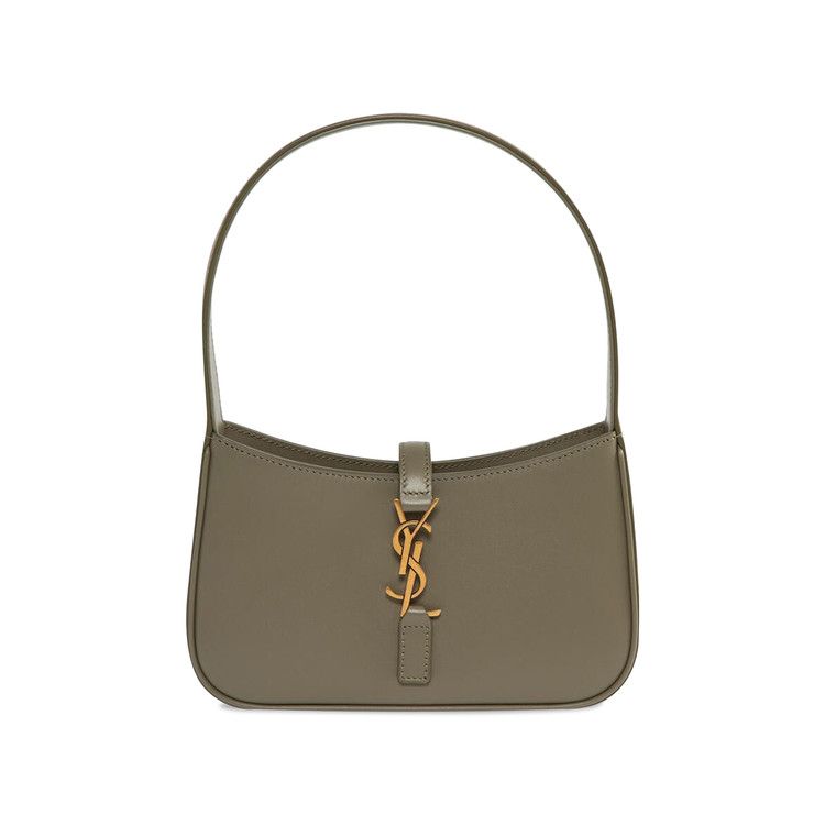 Saint Laurent Le 5 À 7 Mini Hobo Bag 'Strong Moss'