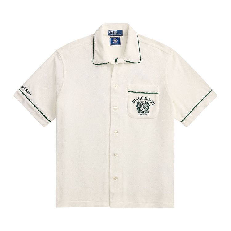 Polo Ralph Lauren Short-Sleeve Collared Sport Shirt 'White'