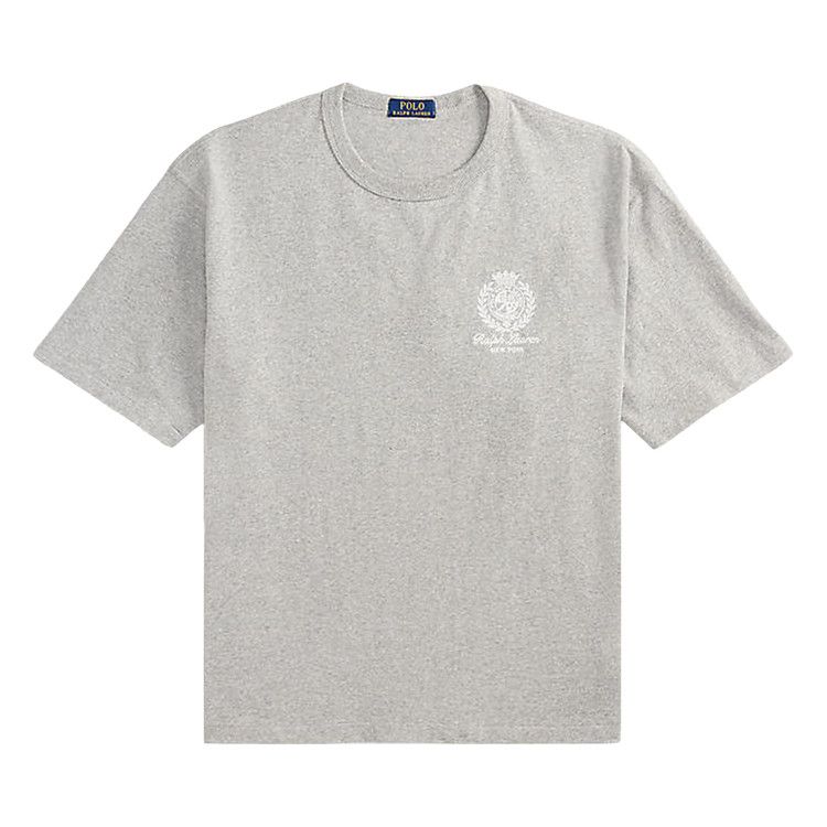 Polo Ralph Lauren Short-Sleeve Jersey Knit Tennis Graphic T-Shirt 'Andover Heather'