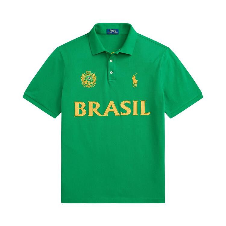 Polo Ralph Lauren Brazil Short-Sleeve Mesh Polo 'Cruise Green'