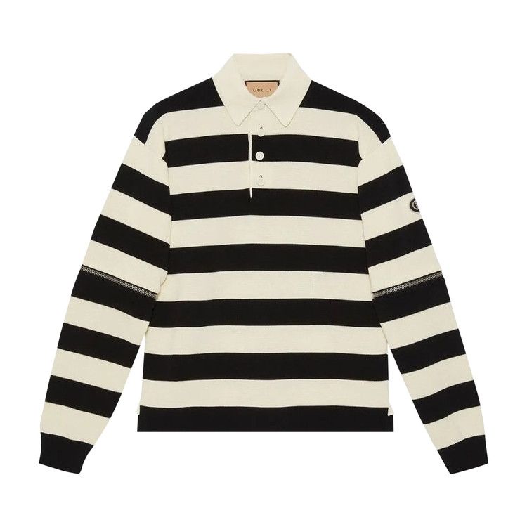 Gucci Striped Sweater 'Ivory/Black'