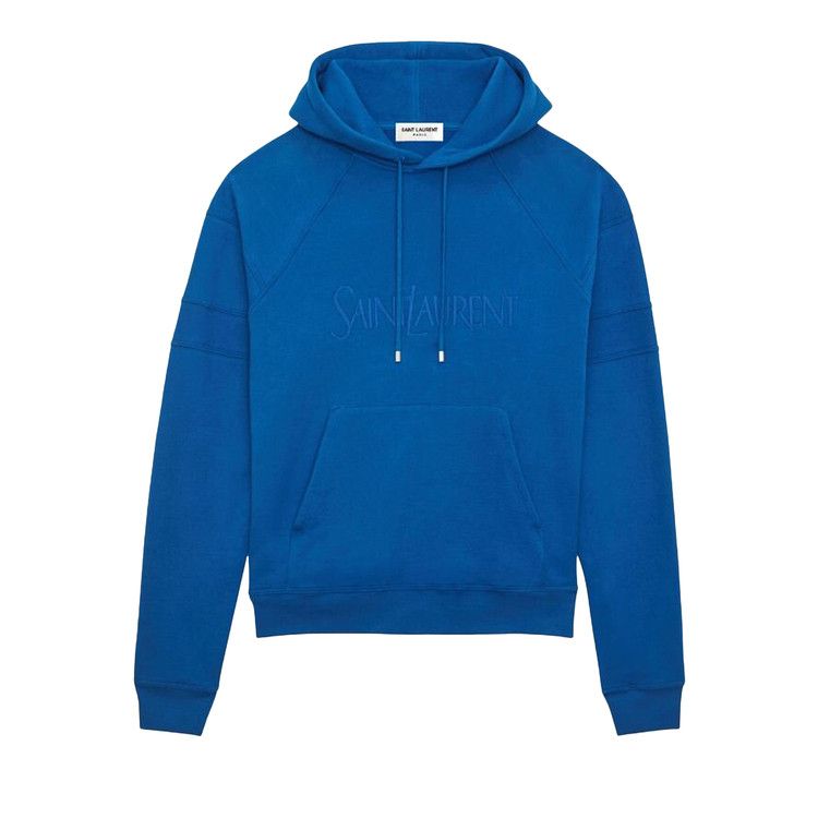 Saint Laurent Vintage Logo Hoodie 'Blue'
