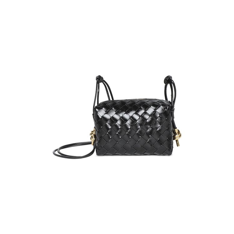 Bottega Veneta Mini Loop Camera Bag 'Black/Medium Brass'