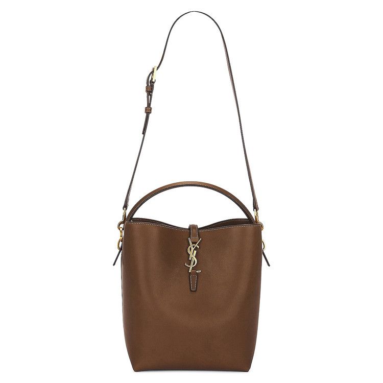 Saint Laurent Le 37 Leather Shoulder Bag 'Wood Brown'