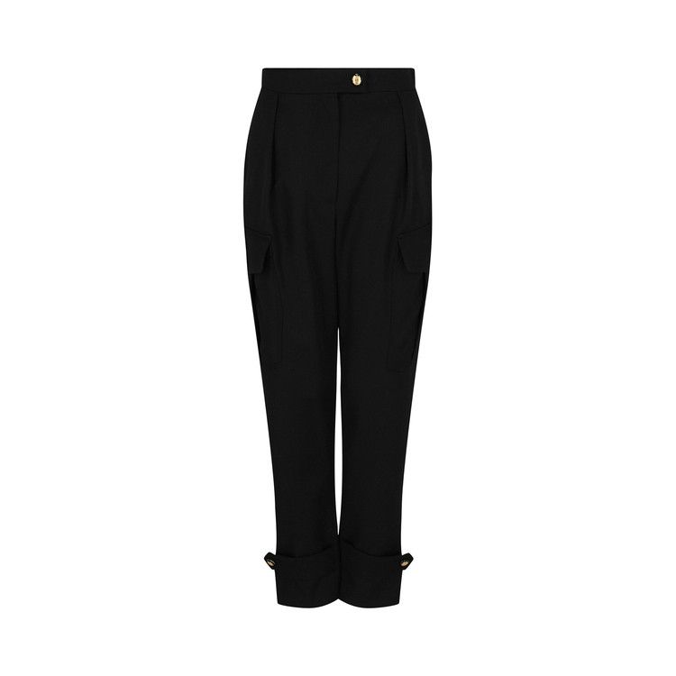 Alexander McQueen Tapered Cargo Trousers 'Black'