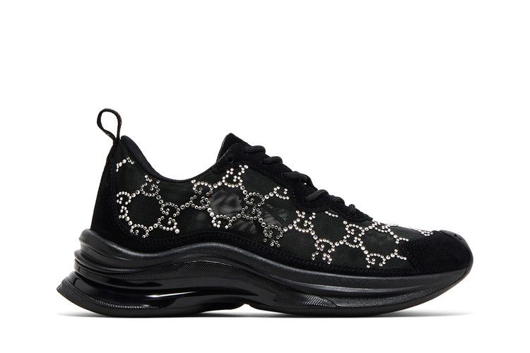 Gucci Wmns Run Sneaker 'GG Crystal - Black'