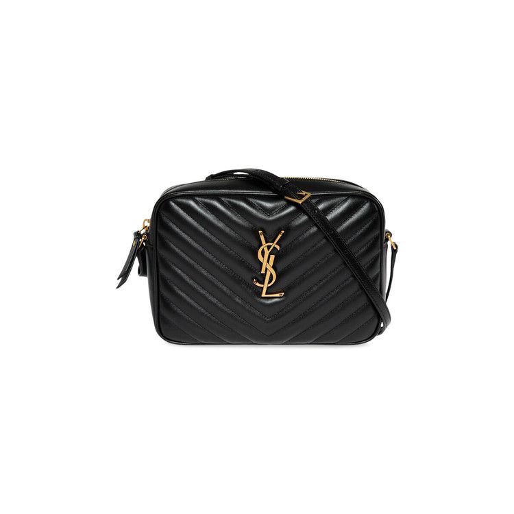 Saint Laurent Lou Quilted Crossbody Bag 'Black'