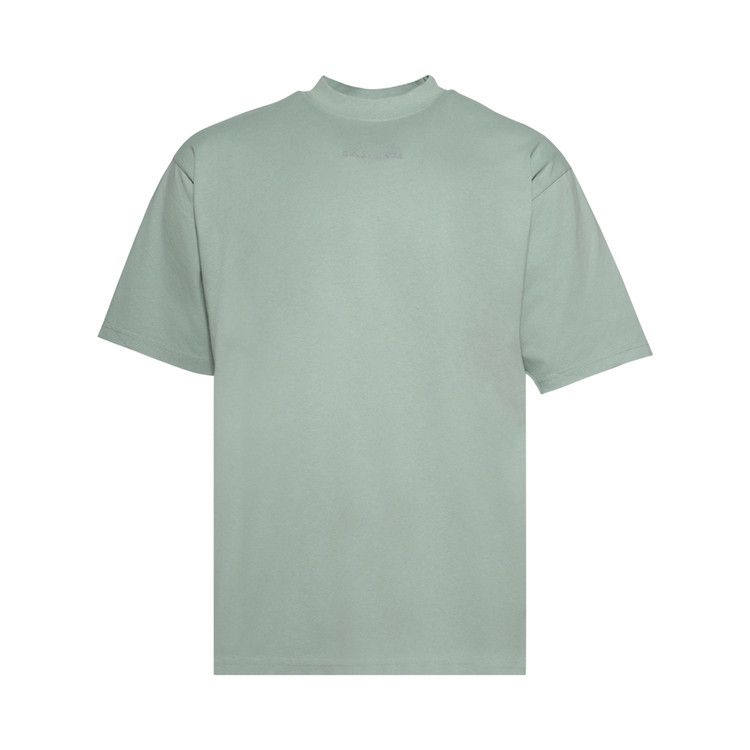 Balenciaga Embroidered Logo Tee 'Sage Green'