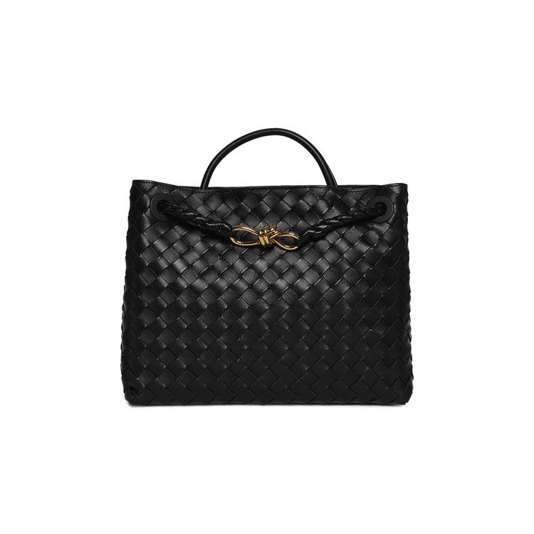 Bottega Veneta Medium Andiamo Bag 'Black/Brass'
