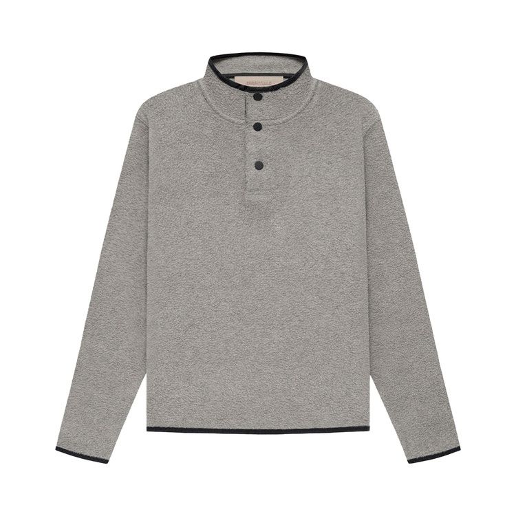 Fear of God Essentials Kids Polar Fleece Pullover 'Dark Oatmeal'
