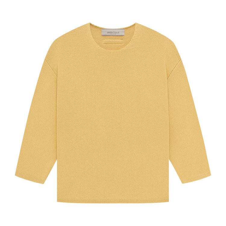 Fear of God Essentials Kids Rawneck Knit Sweater 'Light Tuscan'
