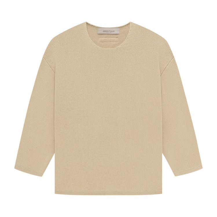 Fear of God Essentials Kids Rawneck Knit Sweater 'Sand'