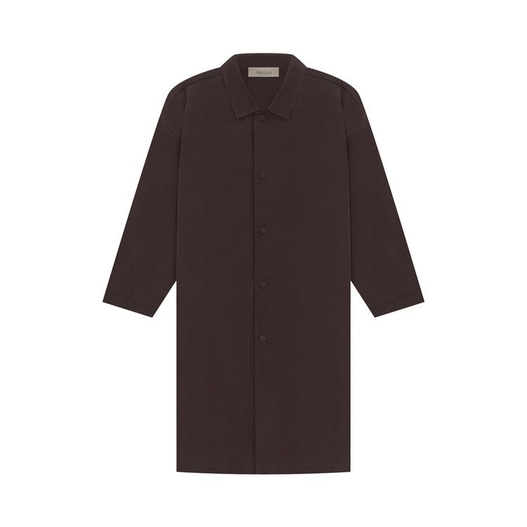Fear of God Essentials Kids Long Coat 'Plum'