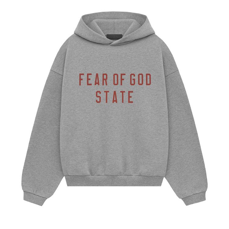 Fear of God Essentials Kids Fleece Hoodie 'Dark Heather'