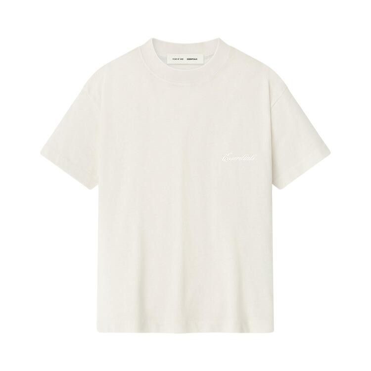 Fear of God Essentials Embroidered Essential Tee 'Ivory'