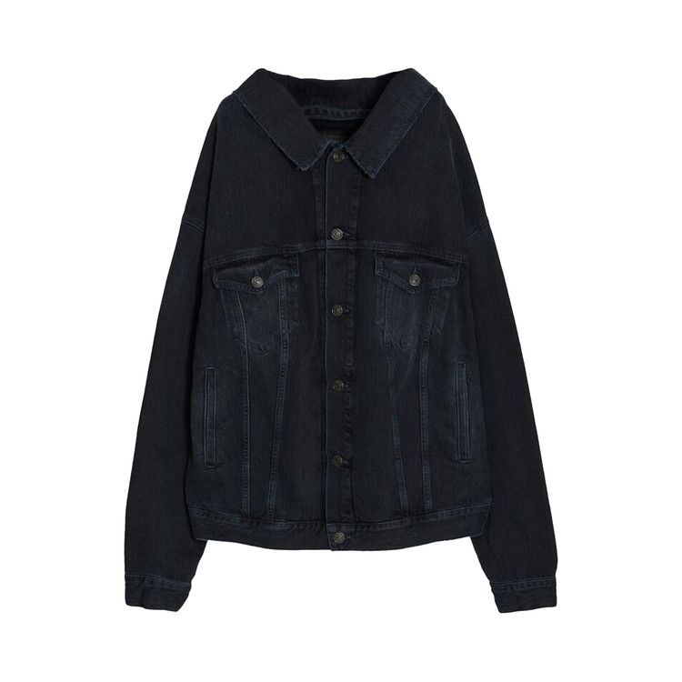 Balenciaga Off Shoulder Jacket 'New Blue/Black'