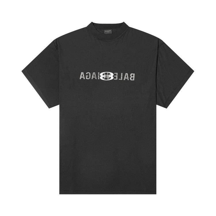 Balenciaga Inside Out T-Shirt 'Faded Black/White'