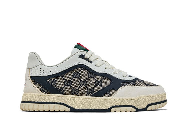 Gucci Re-Web Sneaker 'GG Canvas - Beige Ivory Blue'