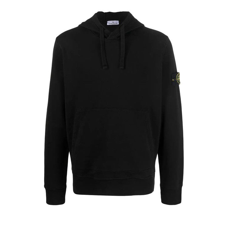 Stone Island Logo Hoodie 'Black'