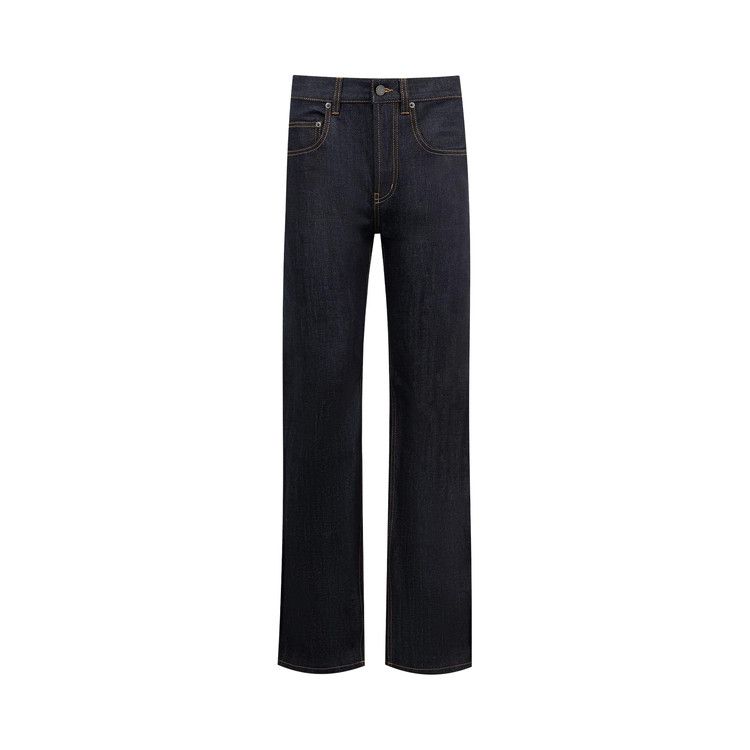 Saint Laurent MId Straight Baggy Jeans 'Indigo Raw'