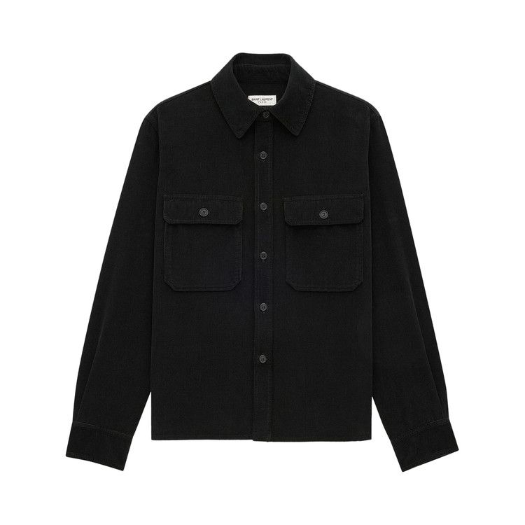 Saint Laurent Fall Overshirt 'Deep Faded Black'