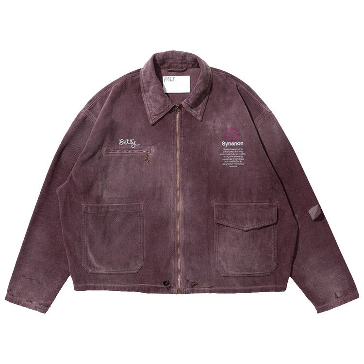 Paly Hollywood Synanon Cord Work Jacket 'Burgundy'