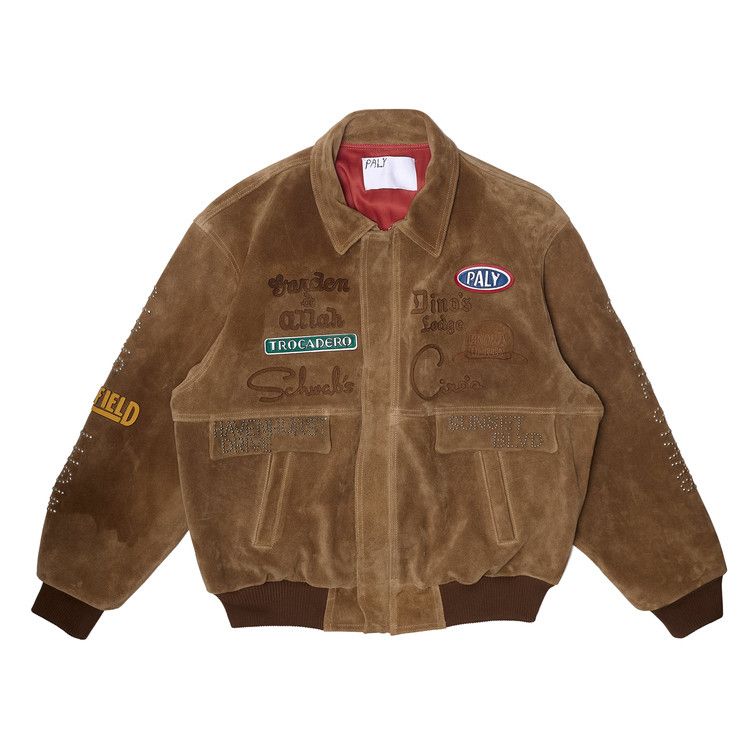 Paly Hollywood Sunset Blvd. Sponsored Suede Jacket 'Tan'