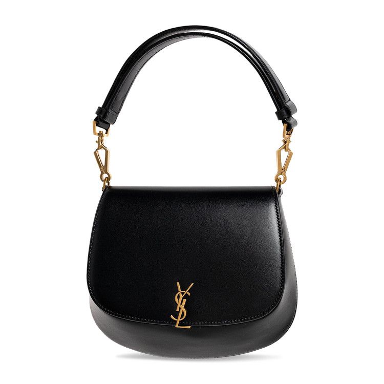 Saint Laurent Voltaire Leather Top Handle 'Black'