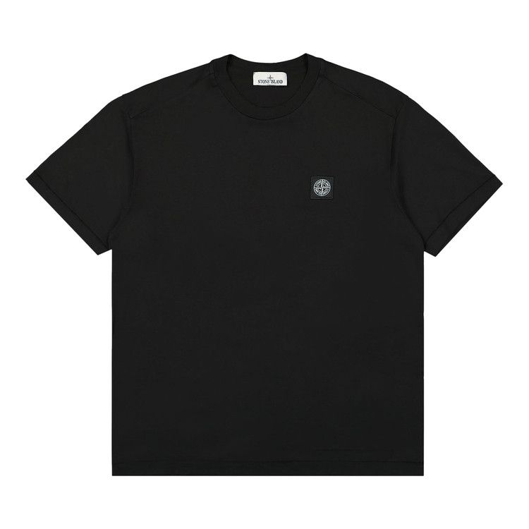 Stone Island Compass Patch Logo T-Shirt 'Black'