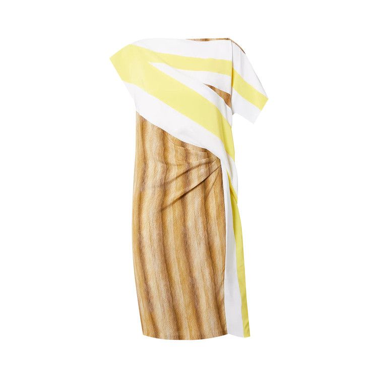 Burberry Assymetric Dress 'Bright Straw'
