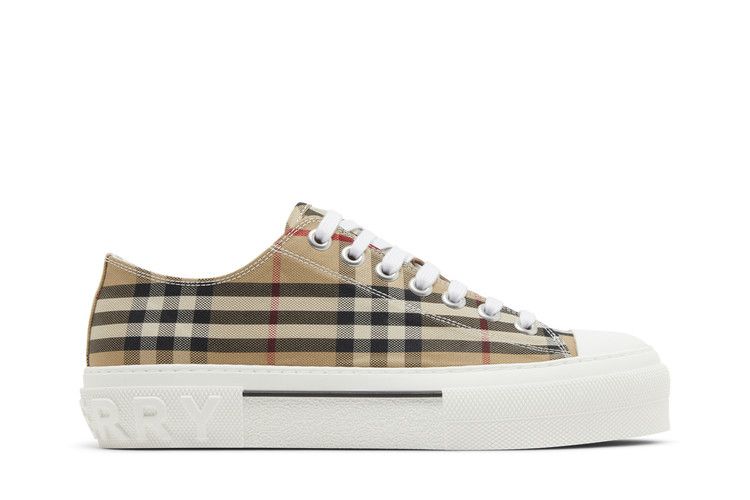 Burberry Check Cotton Sneakers 'Archive Beige'