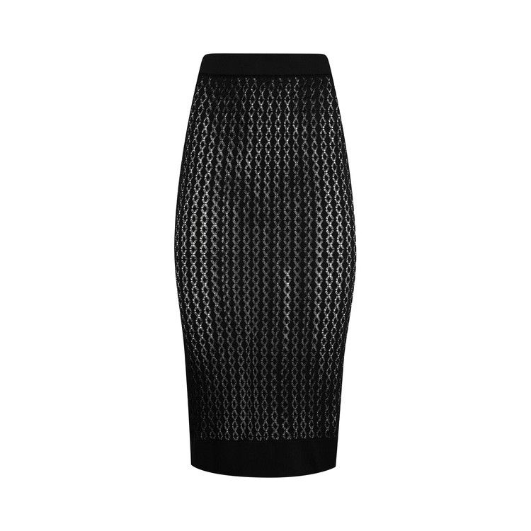 Saint Laurent Knit Pencil Skirt 'Black'