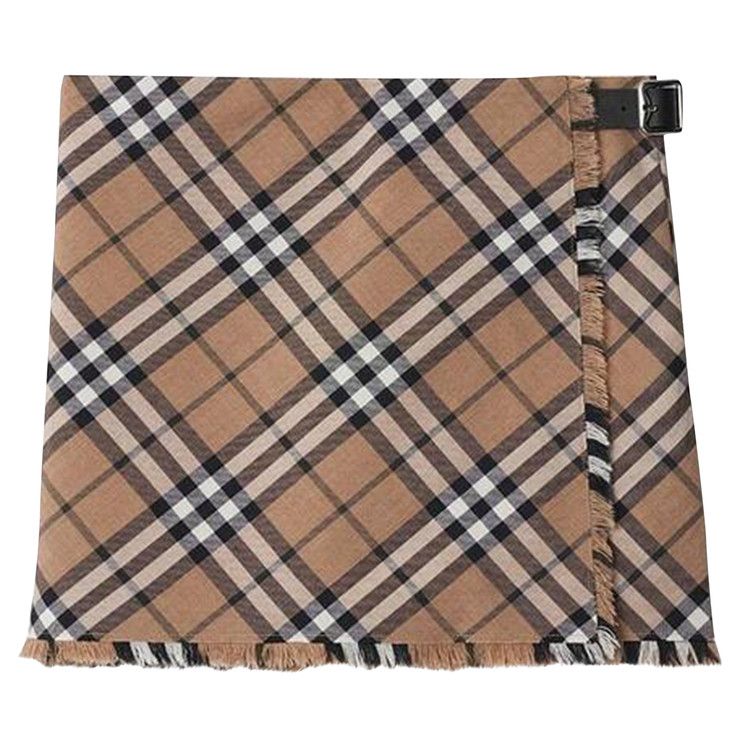 Burberry Checked Pleated Mini Skirt 'Linden'