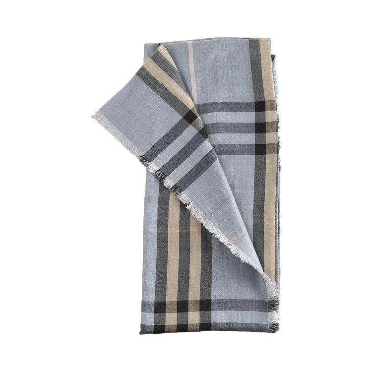 Burberry MU Check Scarf 'Wave/Pebble Beige'