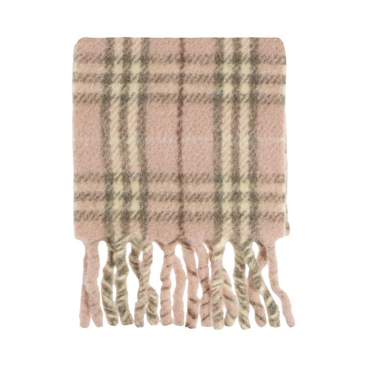 Burberry MU Small Check Scarf 'Teacup Pink'